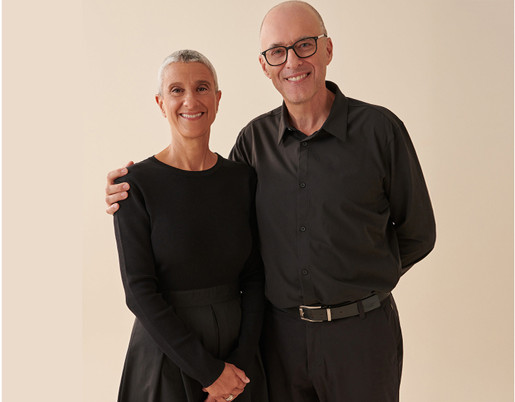 Fran&ccedil;ois Roberge and his wife smiling
