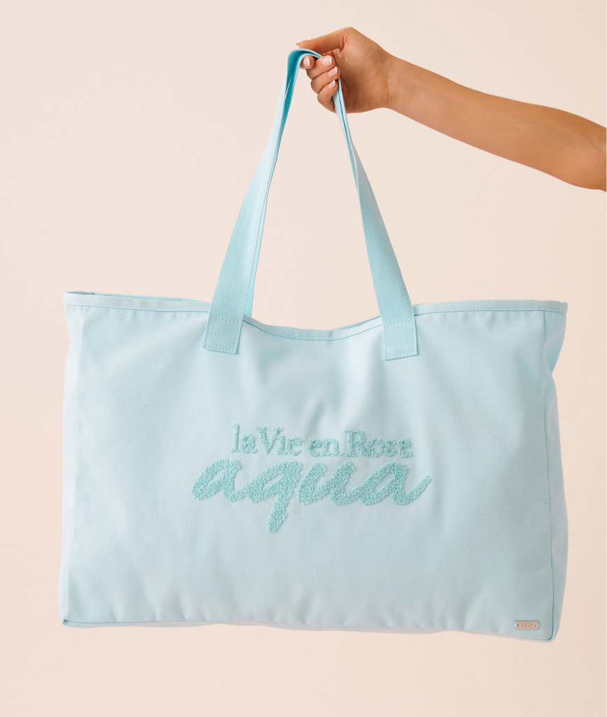 Black beach bag