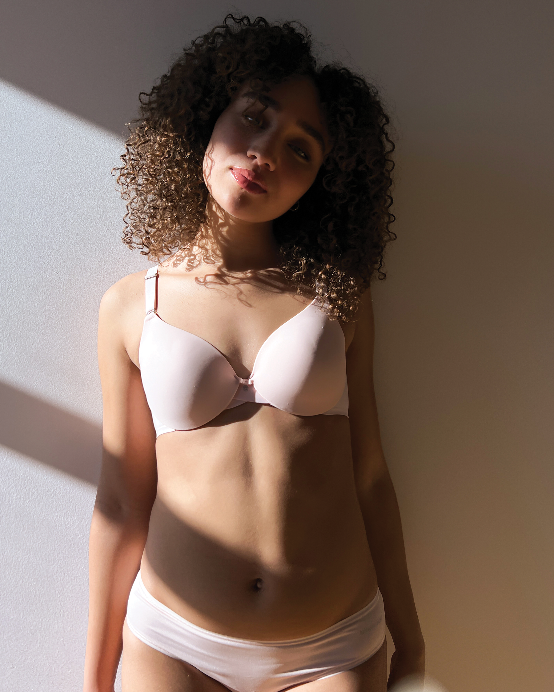 LA VIE EN ROSE Lightly Lined Sleek Back Bra Pink 169-113-1-00 - View8