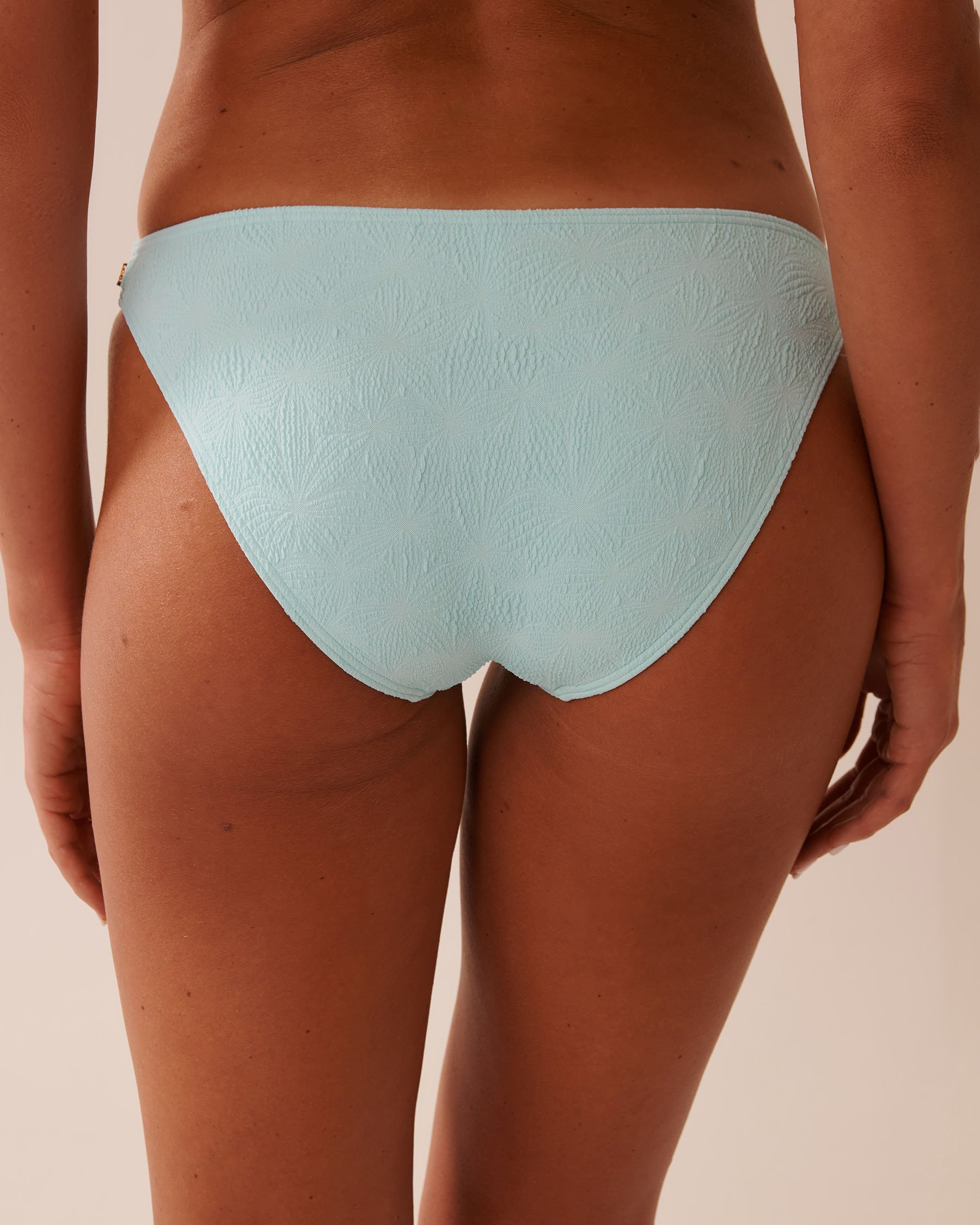 LA VIE EN ROSE AQUA BABY BLUE Low Waist Brazilian Bikini Bottom Baby Blue 70300759 - View5