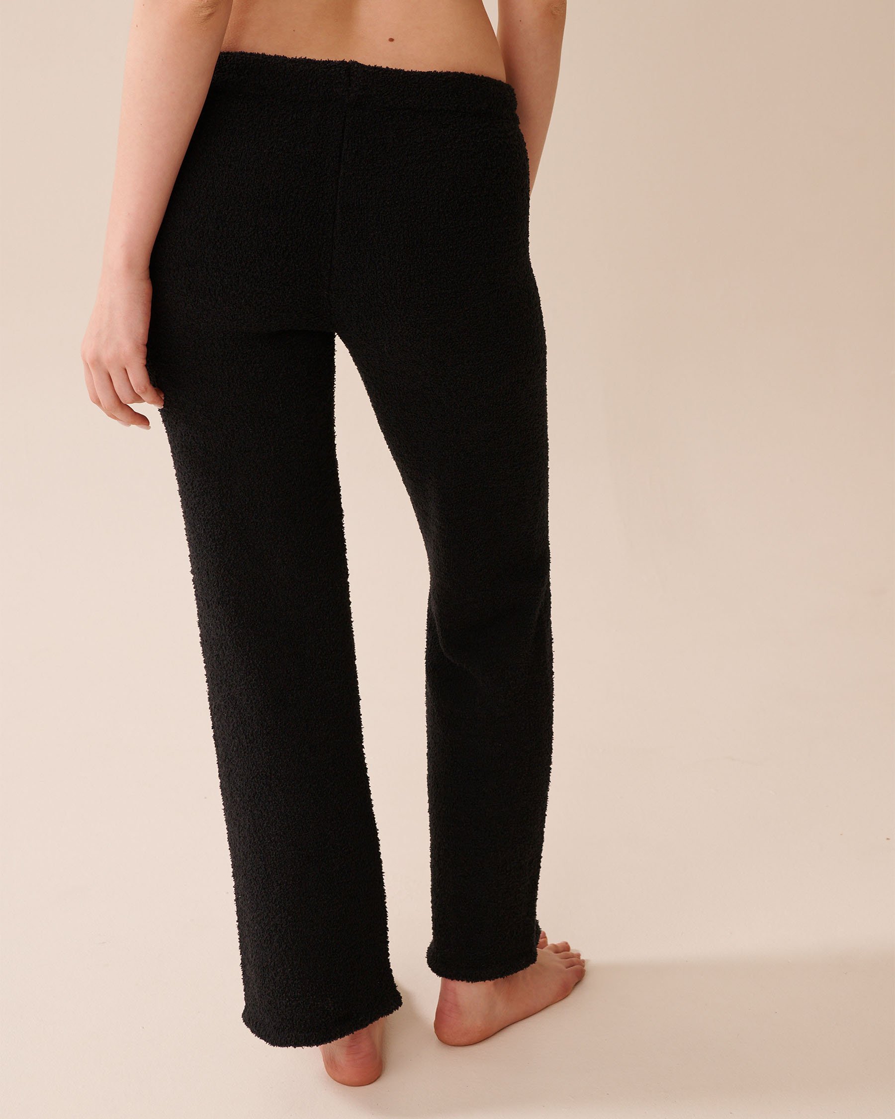 LA VIE EN ROSE Chenille Pants Black 50200103 - View2