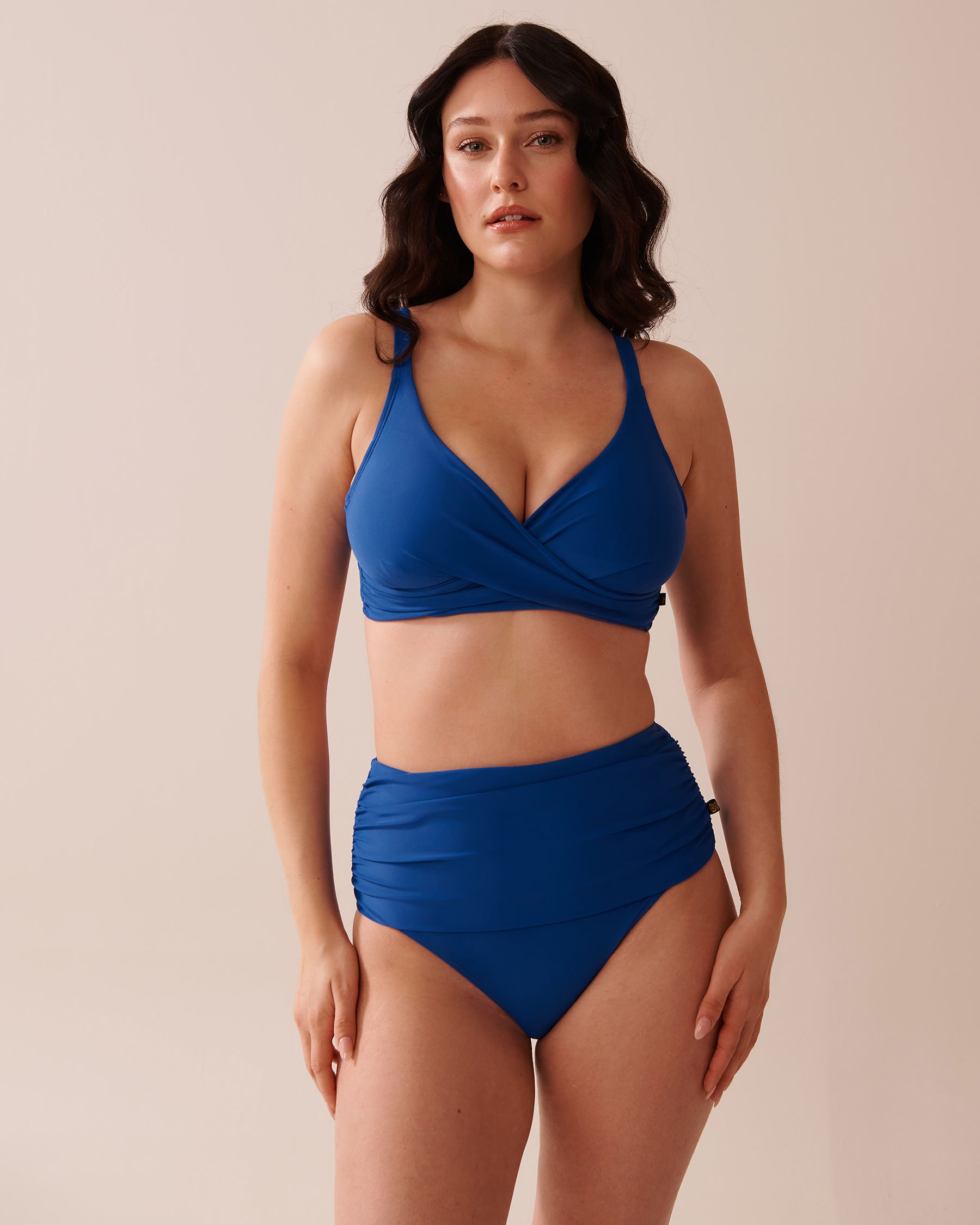 LA VIE EN ROSE AQUA ROYAL BLUE D Cup Bralette Bikini Top Royal Blue 70200180 - View5