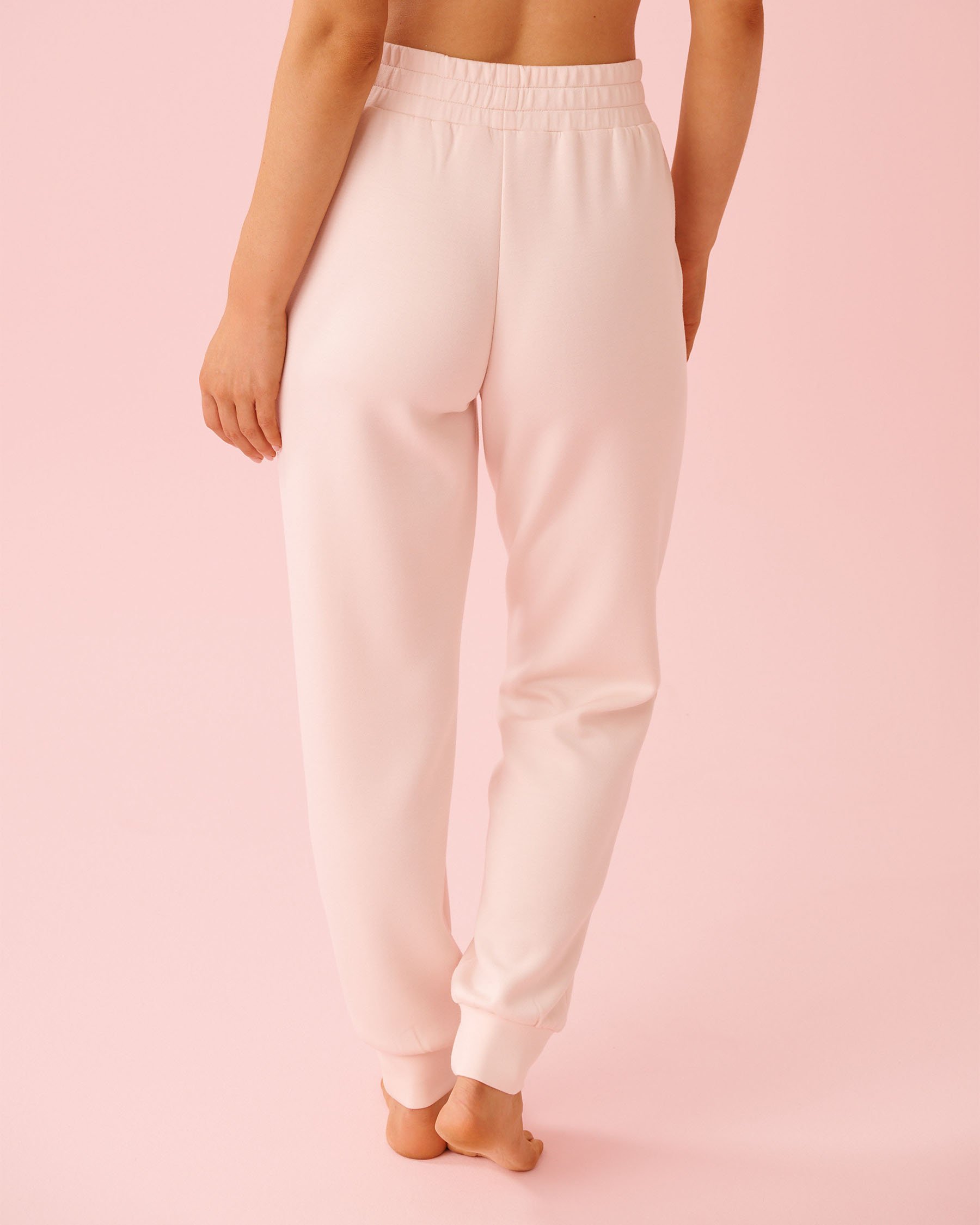 LA VIE EN ROSE Interlock Pants Very Soft Pink 50200109 - View2