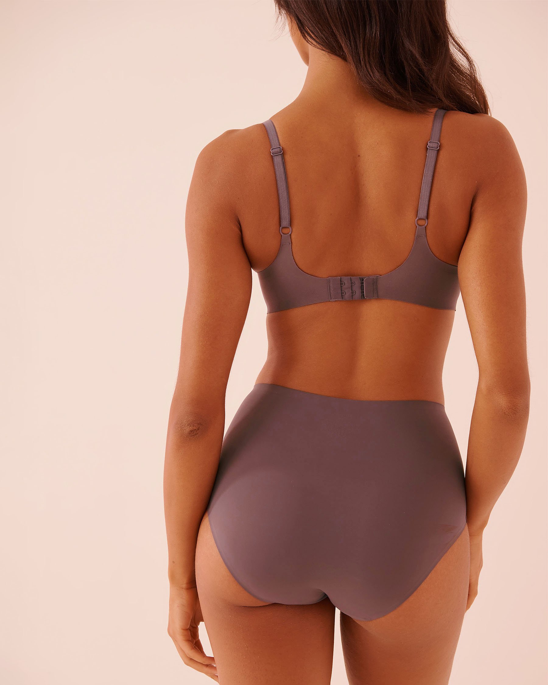 LA VIE EN ROSE Regular Absorbency High Waist Bikini Period Panty Dusty Plum 20400032 - View3