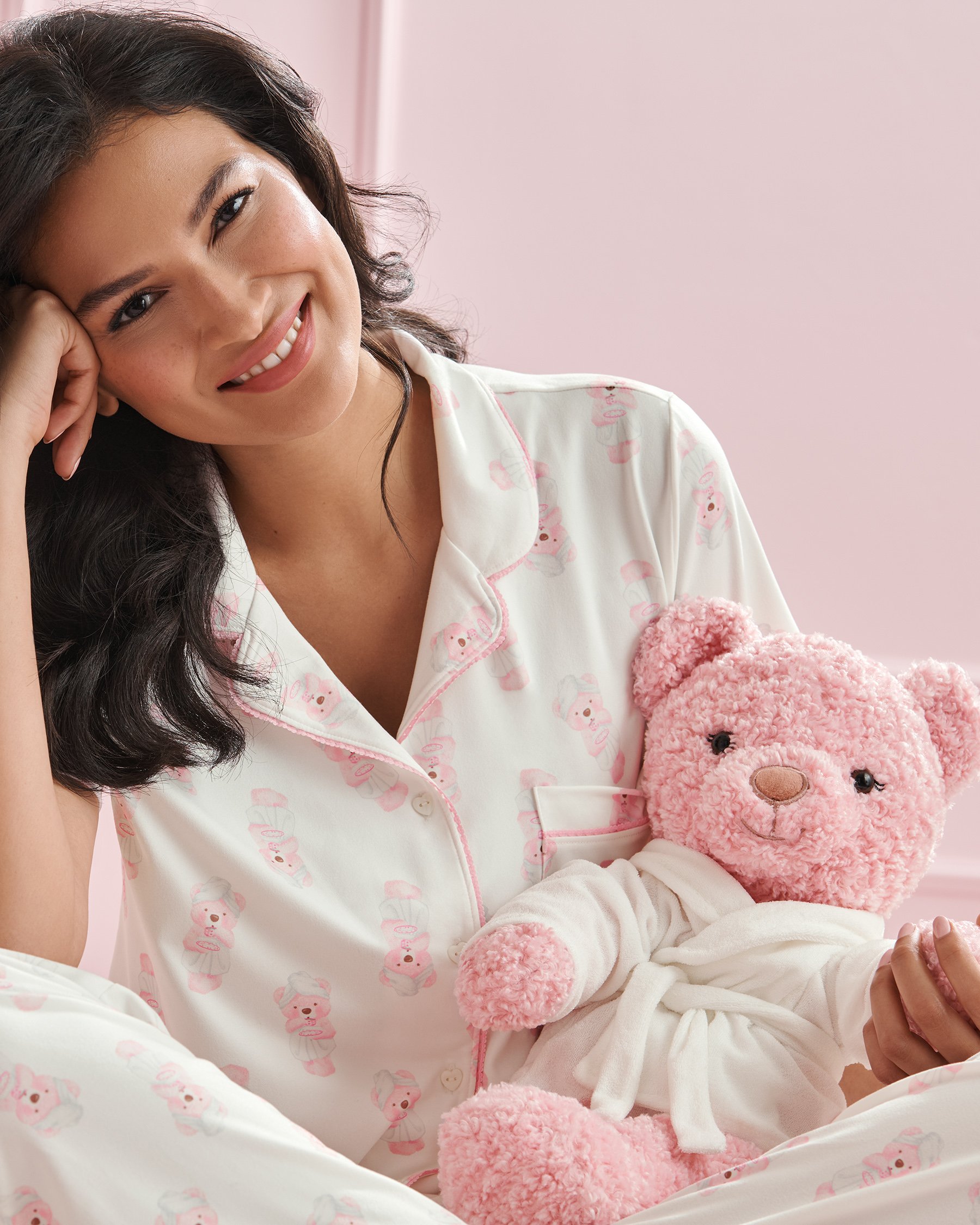 LA VIE EN ROSE Teddy Bear Pink/Teddy Bear 40700447 - View1