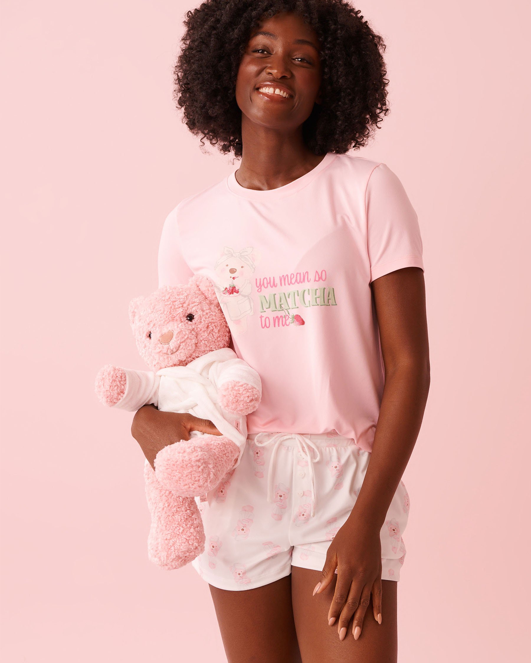 LA VIE EN ROSE Teddy Bear Pink/Teddy Bear 40700447 - View4