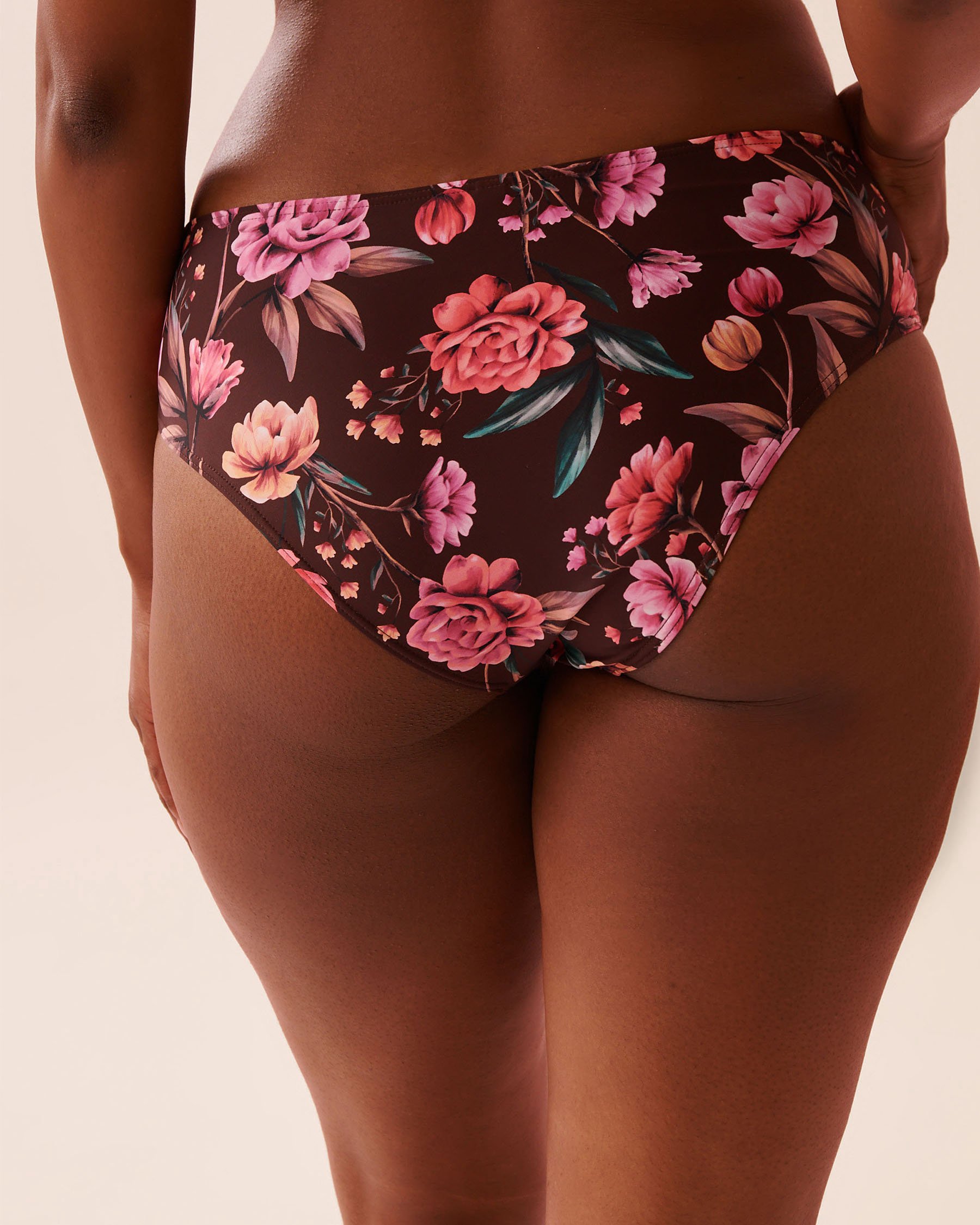 LA VIE EN ROSE AQUA ROYAL GARDEN Crossover Cheeky Bikini Bottom Royal Garden 70300830 - View3