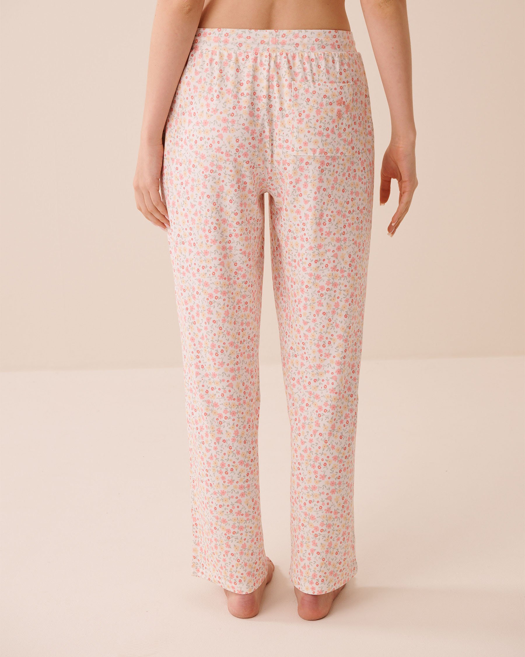 LA VIE EN ROSE Ditsy Floral Print Super Soft Pajama Pants Ditsy Floral 40200823 - View2
