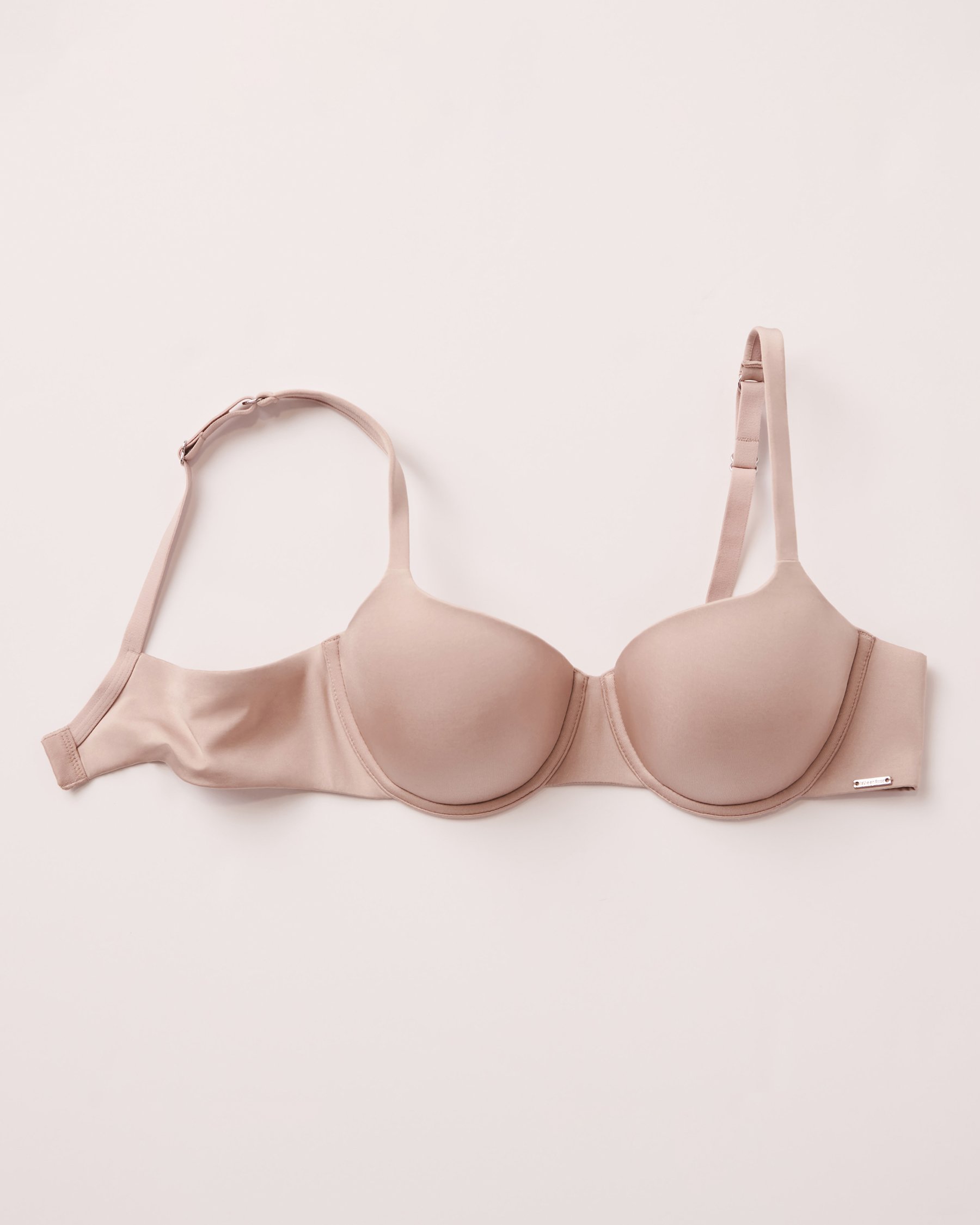 LA VIE EN ROSE Lightly Lined Flexible Demi Bra Shadow Grey 10200079 - View7
