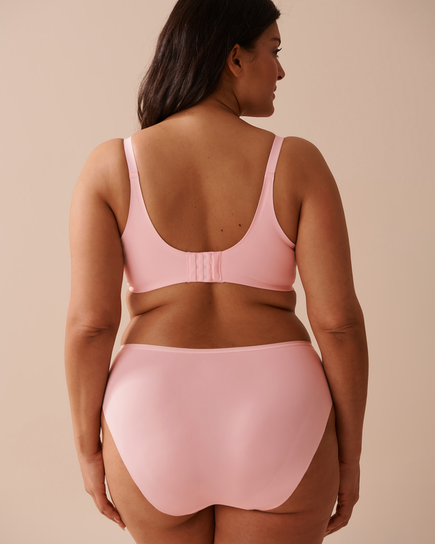 LA VIE EN ROSE Lightly Lined Sleek Back Bra Pink 169-113-1-00 - View2